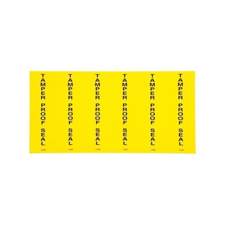 Pig Tamperproof Seal Label 6 each/package 6" L x 2" W, 6PK LBL101